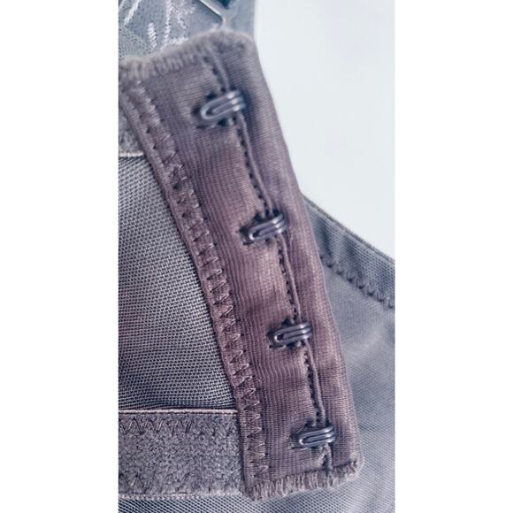 Elila Bra Full Coverage Stretch Lace Gray 42H - Picture 5 of 11